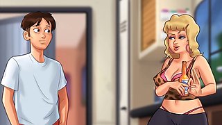 Summertime Saga mother-in-law's cooter and ass