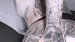 Curvy Goth Girl Deepthroat and Pussy Fucked Hard