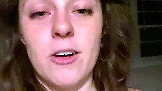 Cumshot amateur MILF suck and jerks dude in the bedroom