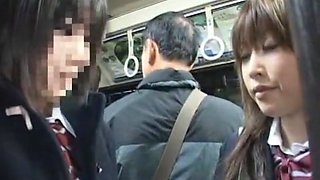 Hottest Japanese model Mizuki Akiyama, Anna Mutsumi, Hina Umehara in Horny Bus JAV movie