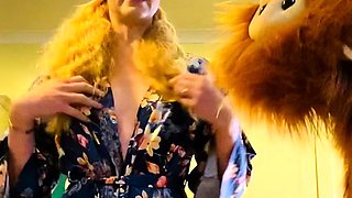 Blonde emo amateur solo masturbation