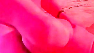 Romantic Sex with Pink Light and New Position,cum Swallow