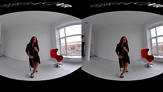 Long Legs And Lace - Amazing Babe Solo Striptease High Class Vr
