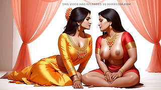 Beautiful Bhabhi Got Doggie Cream pie in Indian Saree