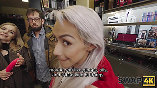 SWAP4K. Swap wives in a kinky way: seduced a random girl and nailed her