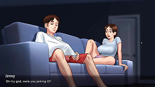 anon and dabby make hit seen in summertime saga part 1