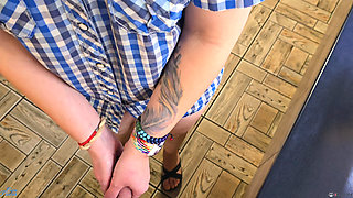 Stepsister Helps Stepbrother Cum Quickly In Her Panties