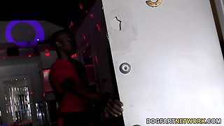 Kasey Miller Really Knows How to Suck Big Black Cock - Gloryhole