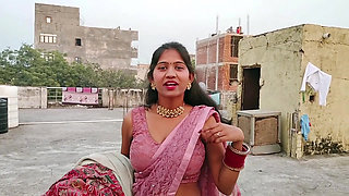 indian coupleShares bed with StepMom while his StepSister hides under the bed