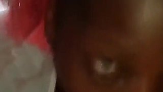 Sloppy Head Sextape Watch Ebony Girl Sucking Cumload Out & Puts It on Her Boobs for Stepdad - Jhodez
