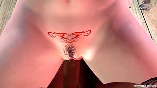 Anime Hentai In 3d Blonde Asian Whore Sitting On The Big Dick