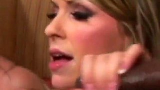 Katja and Courtney are busty in orgy with a big black cock in the ass