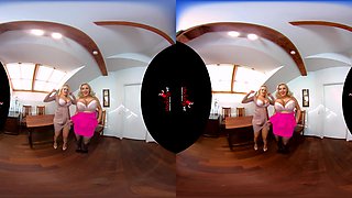 Boobmania Starring Krystal Swift And Angel Wicky - Busty Lesbian Blondes