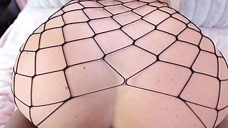 Bent Over in My Fishnets and Getting Split Open by BBC