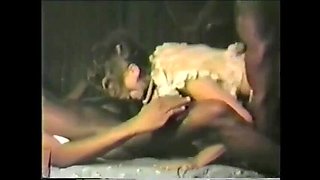 Classic interracial gangbang with BBC