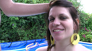 Busty French MILF Licks Balls 5200