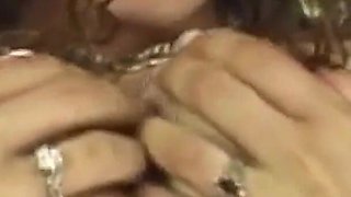 A Blonde Teen with Enormous Milk Cans Gives a Titty Fucking to Her Friends Stepdad