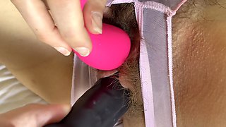 POV: Cum on My Holes in Crotchless Panties From Behind (12:11) 4K