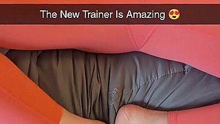 Cheating Amateur Yoga MILF Fucks Fitness Instructor on Snapchat - Cucked and Creampied