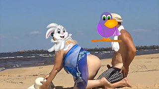 On The Beach Fucked Mature Mom In The Ass