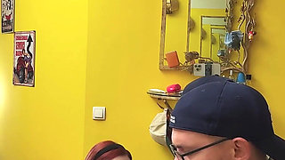 Step Mom Catches Step Son Jerking off-try Not to Cum!