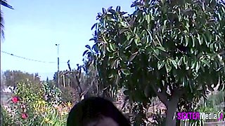 Racy Dark-haired Milf - Horny Fucked By The Pool