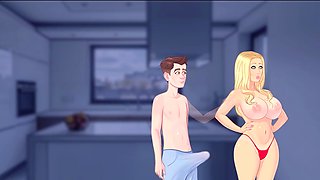 Story vintage, mom step son, real scene movie