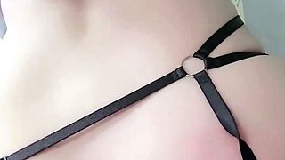 Amateur asian teen licks ass and sucks cock