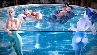 Overwatch Futa Pool Party