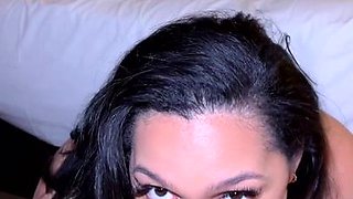 POV Sex With Beautiful BBW Mixed Girl