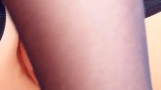 Perfectly Trimmed Pussy Fingering and Masturbation. Sexy MILF Eva Myst
