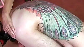 Muscle Femdom Pegging