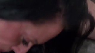 Big ass Jess Scotland & Ricky Stone having a blast on the couch