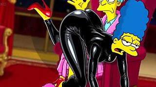 Black Latex MILF Cartoon: Exclusive Anime Hentai Sex with Octopussy