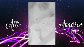 Alli Playing in the Shower