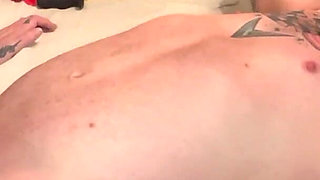 Daddy Fills All My Holes I Get His Warm Cum on My Ass