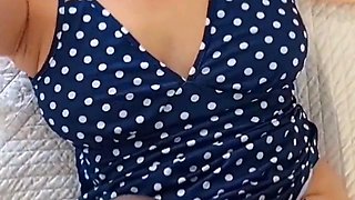 Amateur Blonde Mature Wife Enjoys Half Clothed Sex