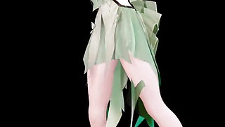 Wuthering Waves Shorekeeper Undress Dance Hentai Say so Song Vertical Screen Mmd 3D Soft Green Hair Color Edit Smixix