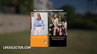 Sexy Blonde Karina King Sucks Your Hard Dick in a POV Sex Scene