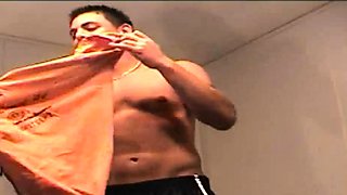Vintage str8 dude solo jerking off