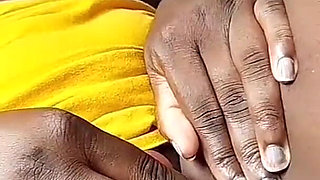 Squeezing My Boobs Spreading Stimulating My Clit Cumming Hard