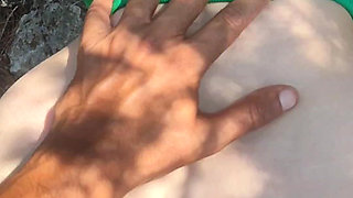 Step Brother Fucked Big Ass Step Step While Hiking in Jungle - Public Outdoor Doggy Style for the Big Tits