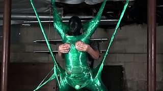 Sarah Brooke Suspended Mummification with Orgasm