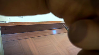 Big Ass Naked Maid Stuck Under Bed Front Of Boss Because she want anal fuck from him