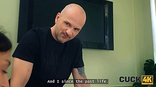 Cuck4k. two cocks 1 mouth eating cock: fest went so well!