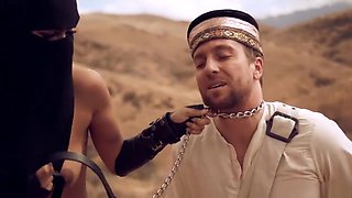 Arab girl fucking her slave