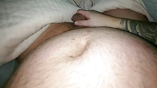 Step mom goes to handjob step son dick in bed