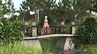 Hot Sex In The Dungeon! Cute Virgin Gets Fucked Hard By A Big Monster 6 Min