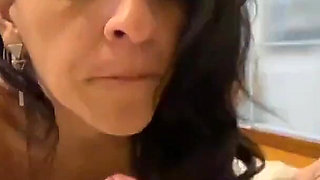 Hot Threesome with a Young Husband's Friend