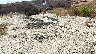 Talia Wetting Her Jeans and Panties on a Afternoon Walk